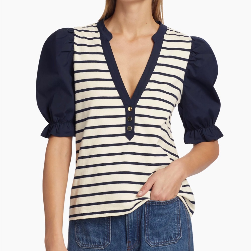 VERONICA BEARD RAEGAN TOP SZ Small NEW WITH TAGS